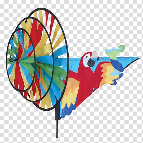 Parrot It\'s Five O\'Clock Somewhere Bird Windsock, parrot transparent background PNG clipart
