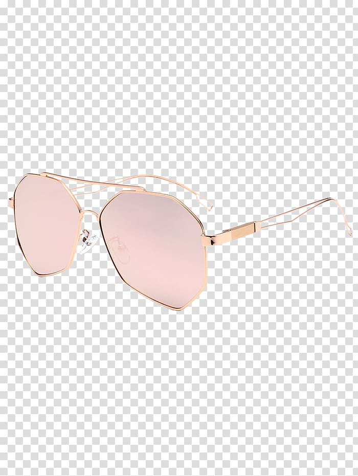 Mirrored sunglasses Eyewear Chanel, irregular border transparent background PNG clipart