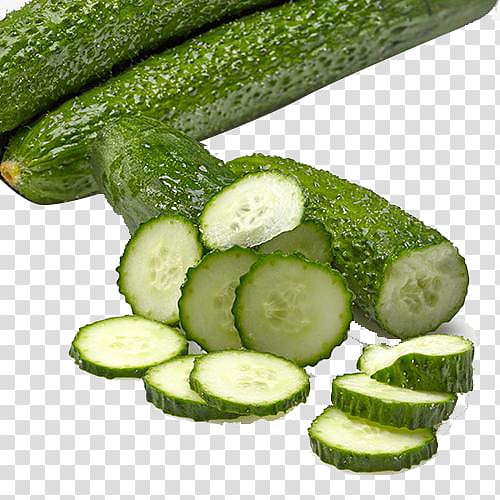 Slicing cucumber Pickled cucumber Organic food Zucchini Vegetable, Sliced ​​cucumber transparent background PNG clipart