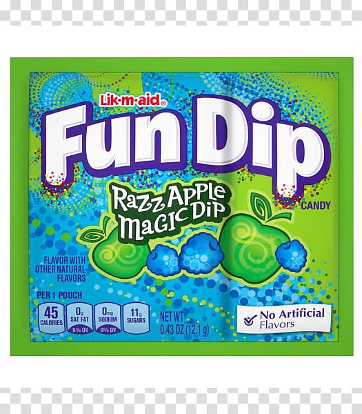 Fun Dip Candy Dipping sauce Flavor Sweet and sour, candy transparent background PNG clipart