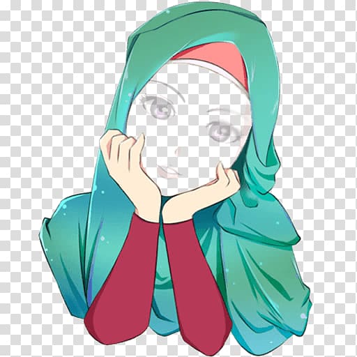 Muslim Hijab Women in Islam Cartoon, Islam transparent background PNG clipart