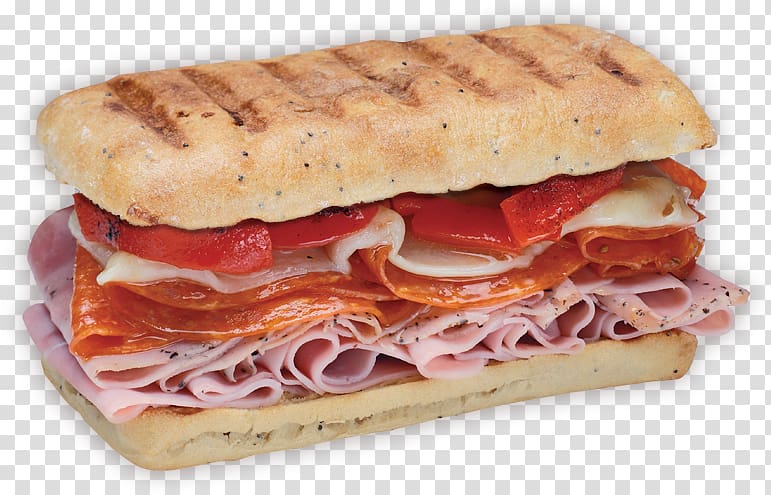Ham and cheese sandwich Panini Salami Muffuletta Submarine sandwich, Sandwich ham transparent background PNG clipart