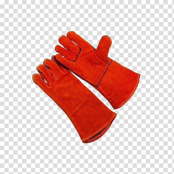 Glove Welding Kevlar Personal protective equipment Welder, welding gloves transparent background PNG clipart