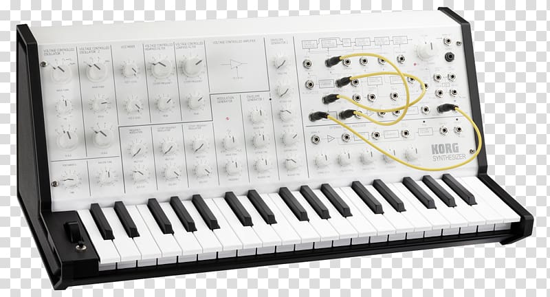 Korg MS-20 NAMM Show microKORG ARP Odyssey Sound Synthesizers, mini synth transparent background PNG clipart