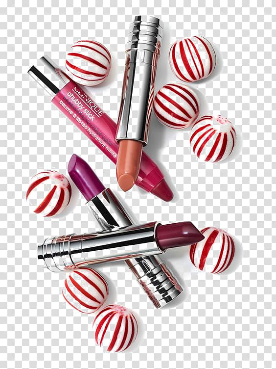 assorted-color lipsticks, Lipstick Clinique MAC Cosmetics Make-up, Lipstick transparent background PNG clipart