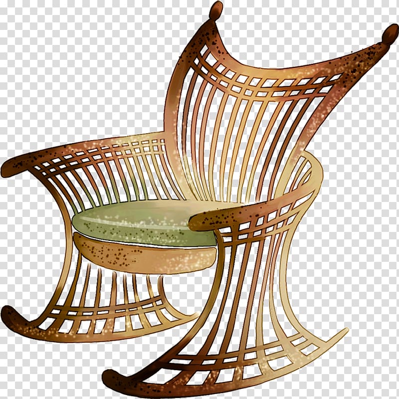 Chair Illustration, Lovely illustrator Classical chair rattan chair transparent background PNG clipart