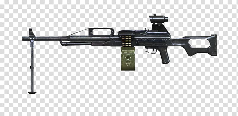 PKP Pecheneg machine gun Weapon Rifle Firearm, fire gun transparent background PNG clipart