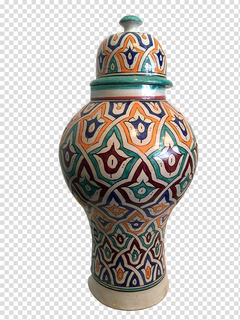 Moroccan cuisine Ceramic Vase Jar Pottery, vase transparent background PNG clipart