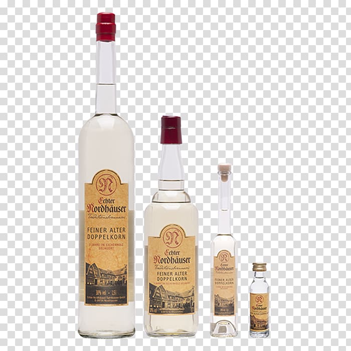 Liqueur Korn Doornkaat Berentzen Glass bottle, straditional culture transparent background PNG clipart