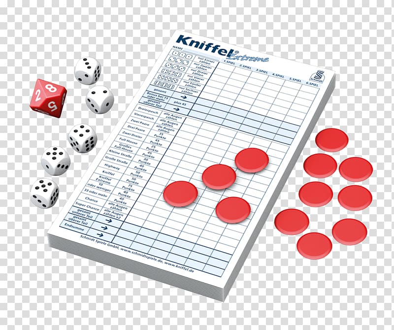 Yahtzee Board game Schmidt Spiele Kniffel Extreme, others transparent background PNG clipart