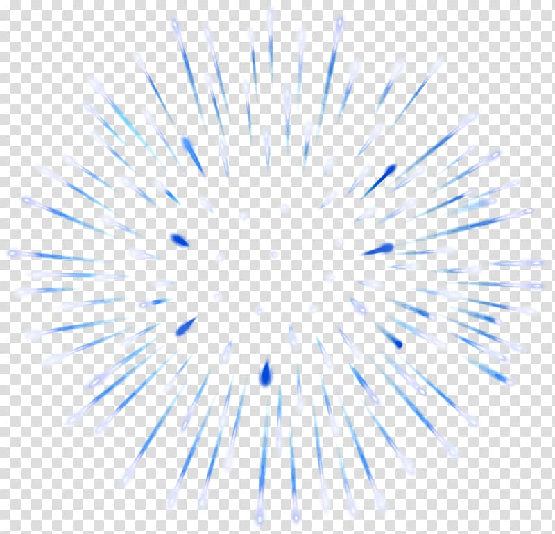 Symmetry Blue Pattern, Firework Blue White transparent background PNG clipart