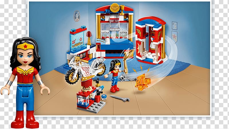 Lego Batman 2: DC Super Heroes LEGO 41235 DC Super Hero Girls Wonder Woman Dorm Toy, Wonder Woman transparent background PNG clipart