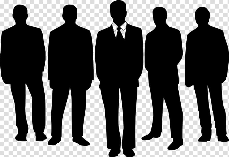 Chief Executive Senior management Business executive , business people silhouettes transparent background PNG clipart