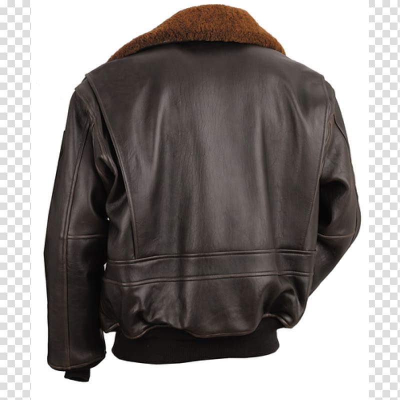 G-1 military flight jacket Schott NYC Leather jacket, jacket transparent background PNG clipart
