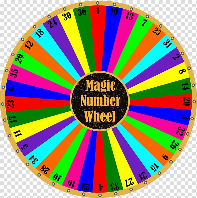 Number Big Six wheel Lottery Spinning wheel, others transparent background PNG clipart