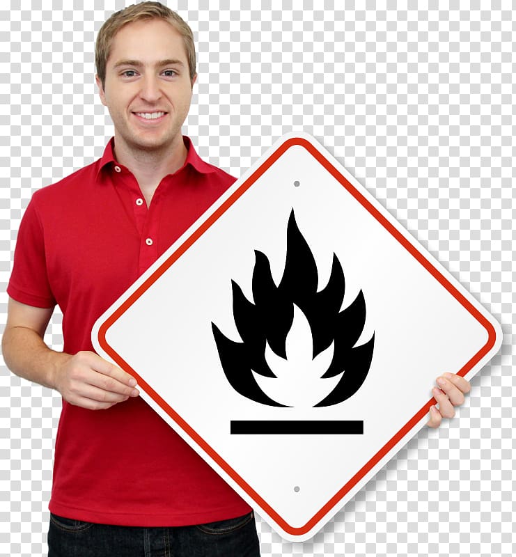 Paper Globally Harmonized System of Classification and Labelling of Chemicals GHS hazard pictograms Hazard symbol, flammable transparent background PNG clipart