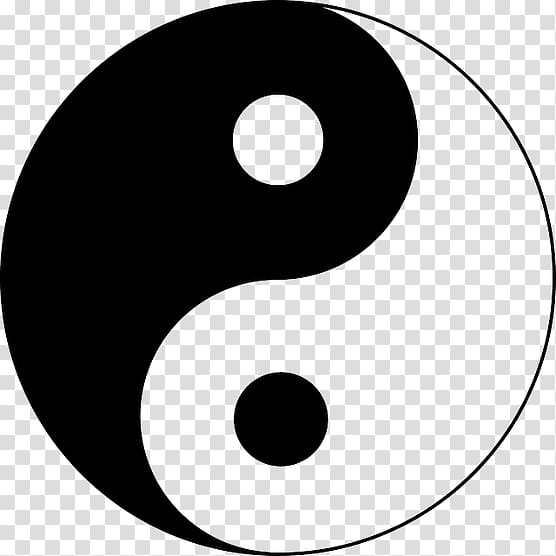 Yin and yang Taijitu Taoism Symbol , yin yang transparent background ...