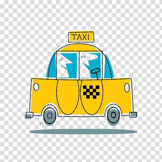 Taxi Drawing Illustration, taxi transparent background PNG clipart