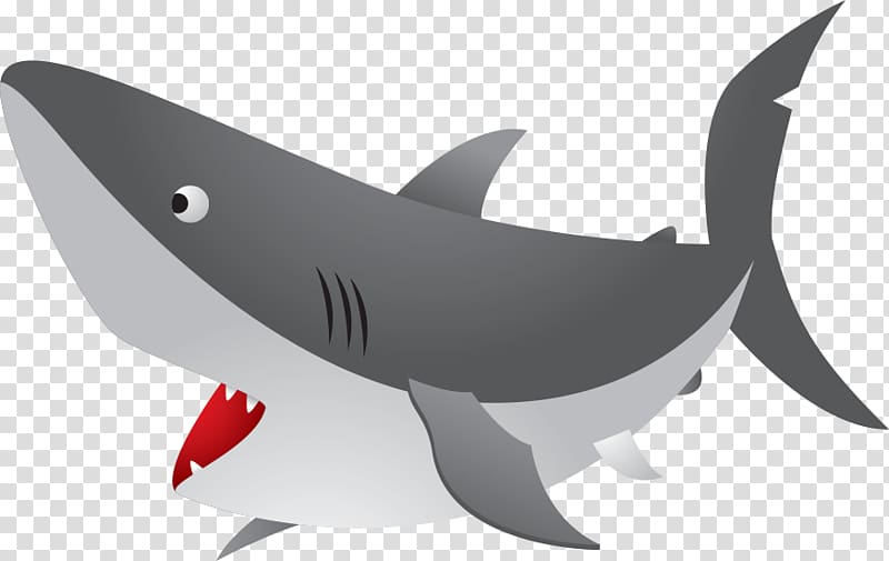 Open Mouth Shark Clipart Cartoon