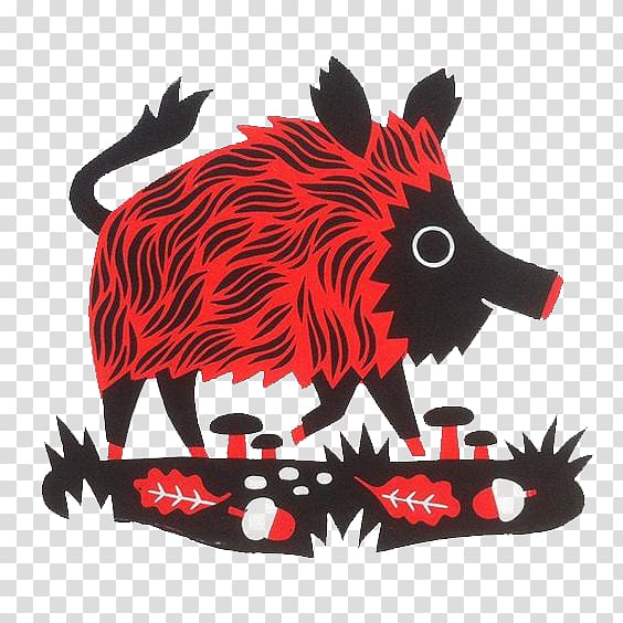 Wild boar Game Hogs and pigs Illustration, Cartoon wild boar transparent background PNG clipart