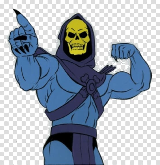 Skeletor He-Man She-Ra Masters of the Universe Cartoon, muscles of the skeleton transparent background PNG clipart