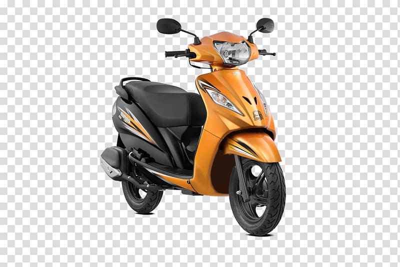 Scooter Car Electric vehicle TVS Scooty TVS Wego, scooter transparent background PNG clipart