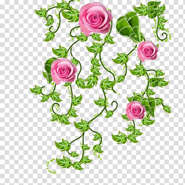 Computer file, Pink flowers,leaf transparent background PNG clipart