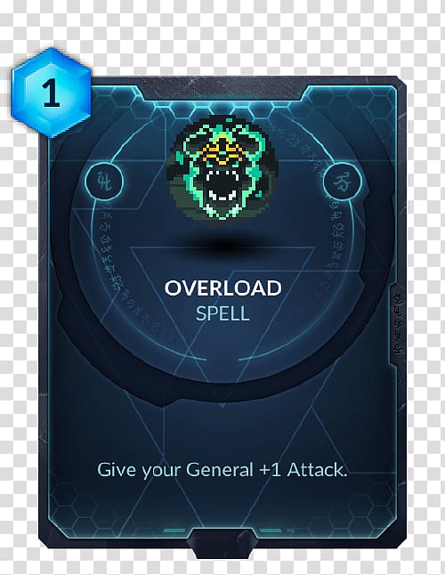 Duelyst Wiki Counterplay Games Collectible card game, OVERLOAD transparent background PNG clipart