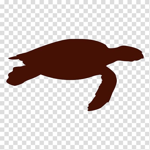 Sea turtle Silhouette , Silhouette transparent background PNG clipart