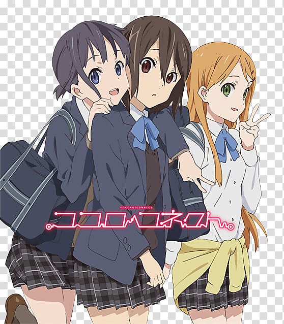 Kokoro Connect Anime Manga Fan art, Anime transparent background PNG clipart