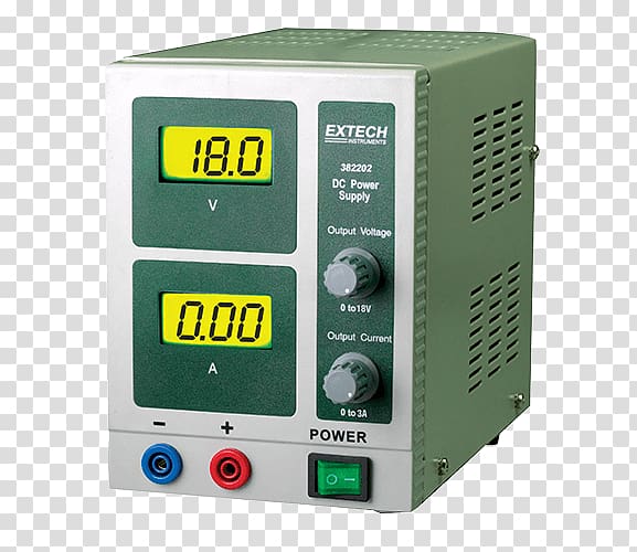 Power supply unit Power Converters Extech Instruments Direct current Multimeter, flower receptacle transparent background PNG clipart