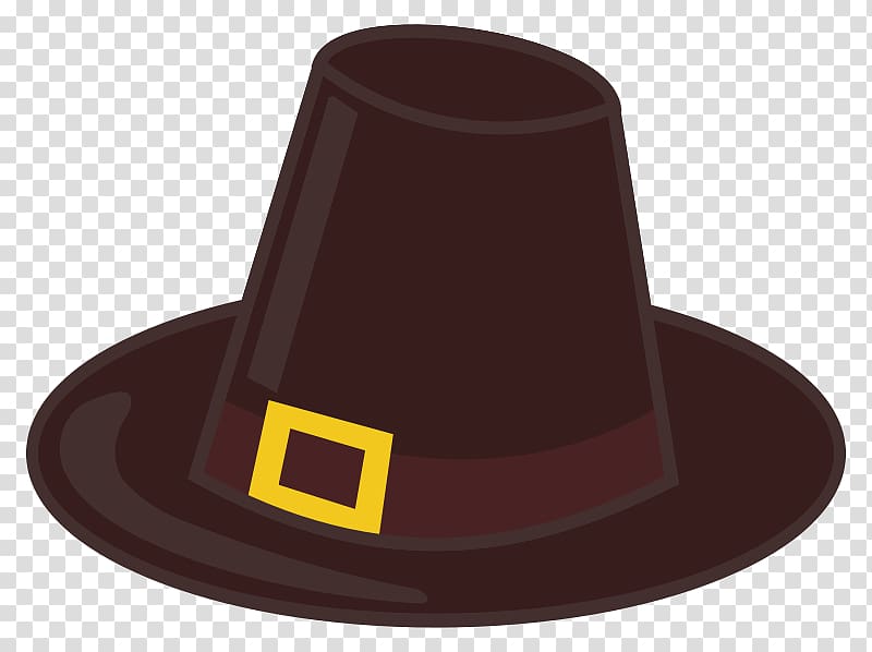 Fedora Pilgrims hat , Brown Hat transparent background PNG clipart
