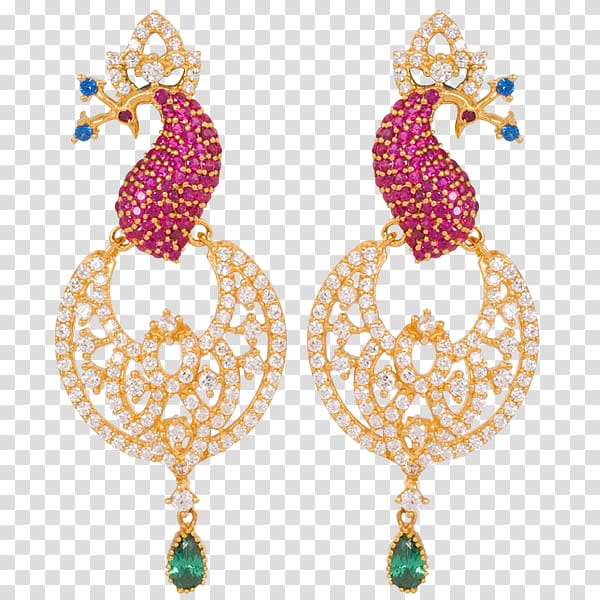 Earring Lalithaa Jewellery Gemstone Jewelry design, Jewellery transparent background PNG clipart