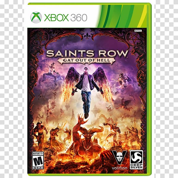 Saints Row: Gat out of Hell Saints Row IV Saints Row: The Third Xbox 360, Saints Row Gat Out Of Hell transparent background PNG clipart