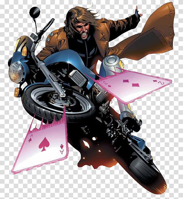 Gambit Rogue Wolverine Marvel Comics, Gambit transparent background PNG clipart