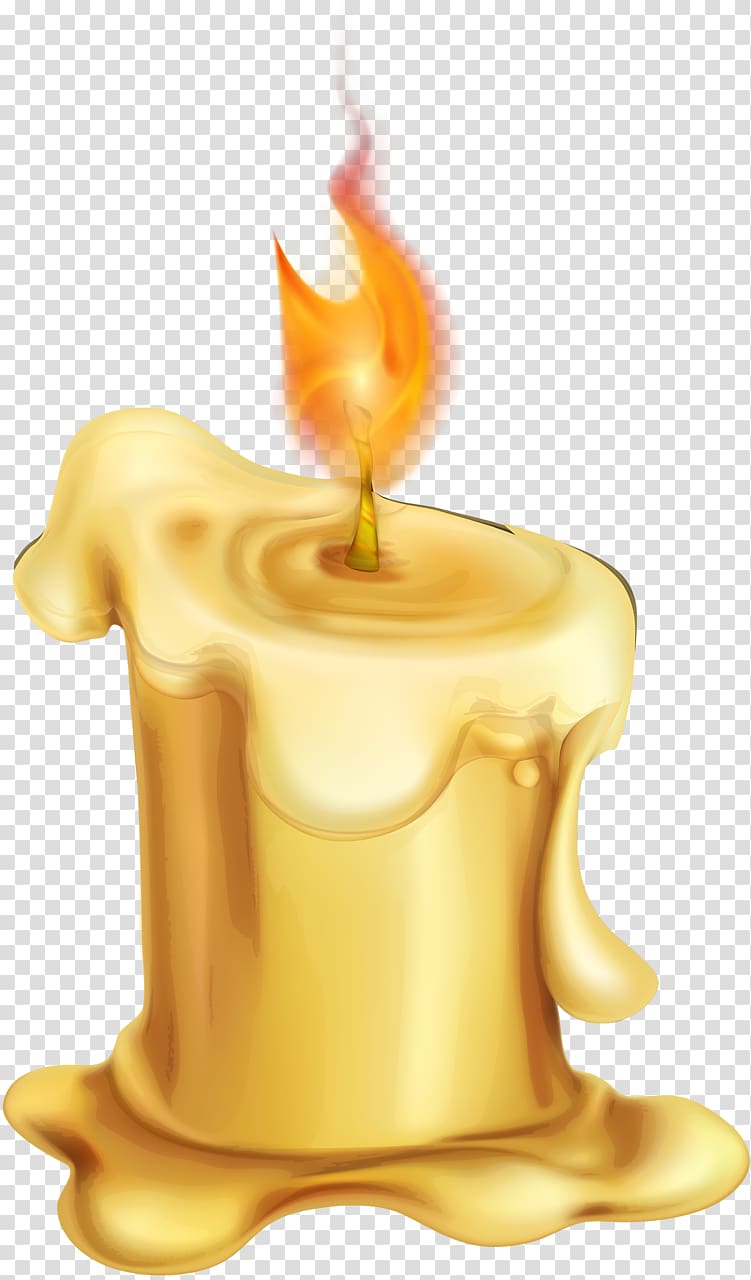 Candle Cartoon Wax, Burning candles transparent background PNG clipart