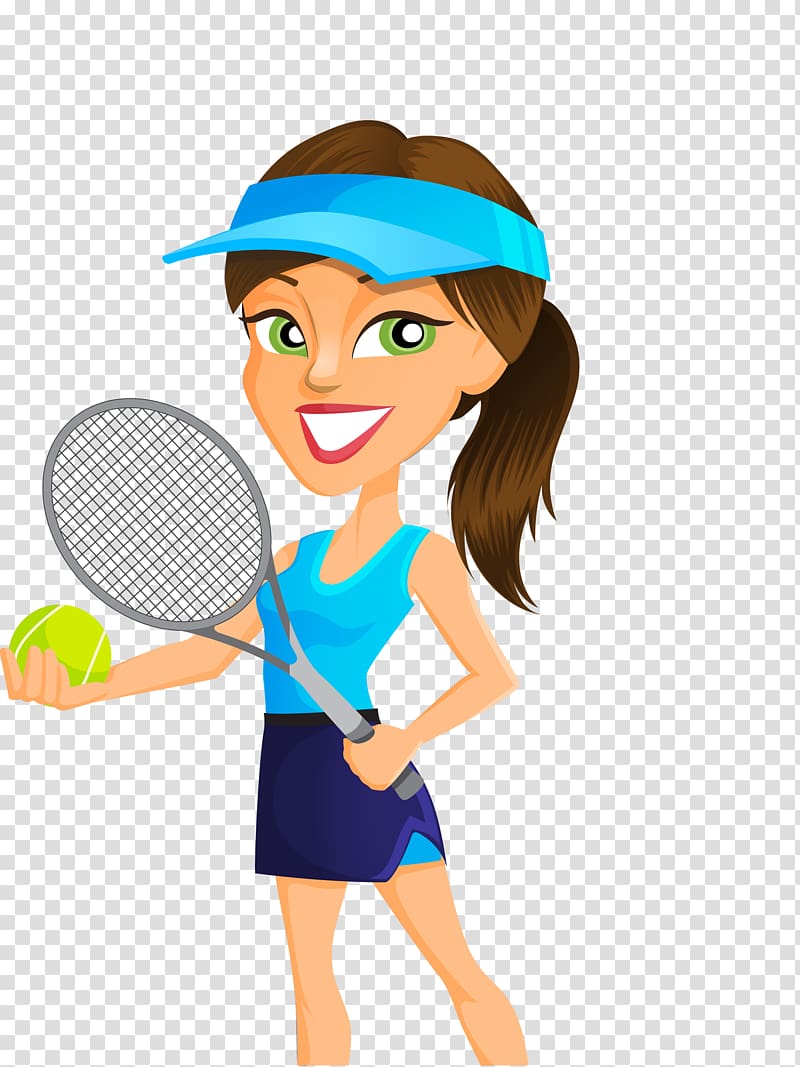 Illustration, tennis transparent background PNG clipart