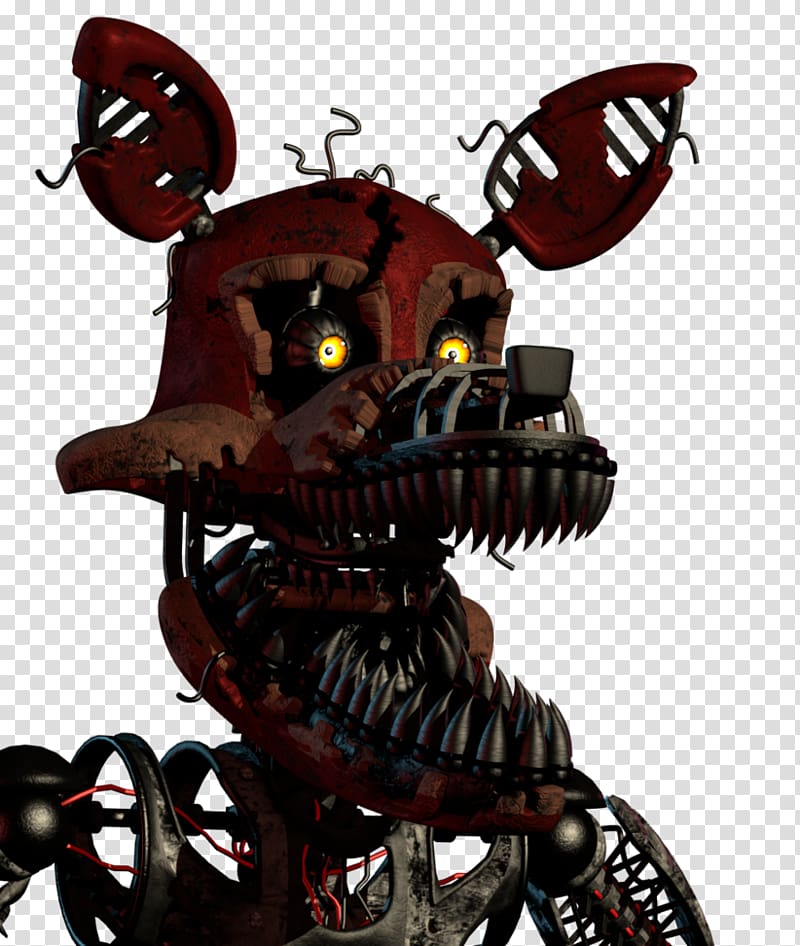 Five Nights at Freddy\'s 4 Nightmare Jump scare, Nightmare Foxy transparent background PNG clipart