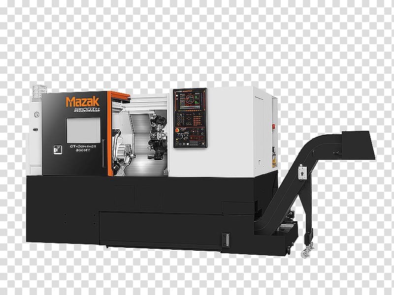 Yamazaki Mazak Corporation Computer numerical control Machine tool Manufacturing Turning, compact borders transparent background PNG clipart