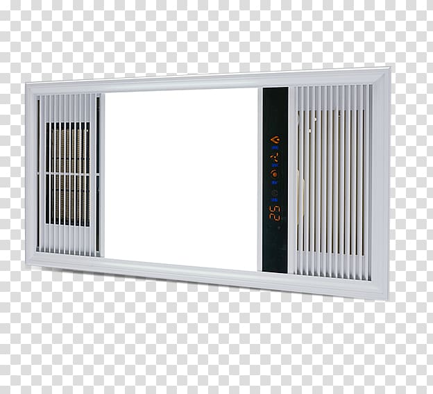 Window, Bathroom with one side ceiling exhaust fan and light transparent background PNG clipart