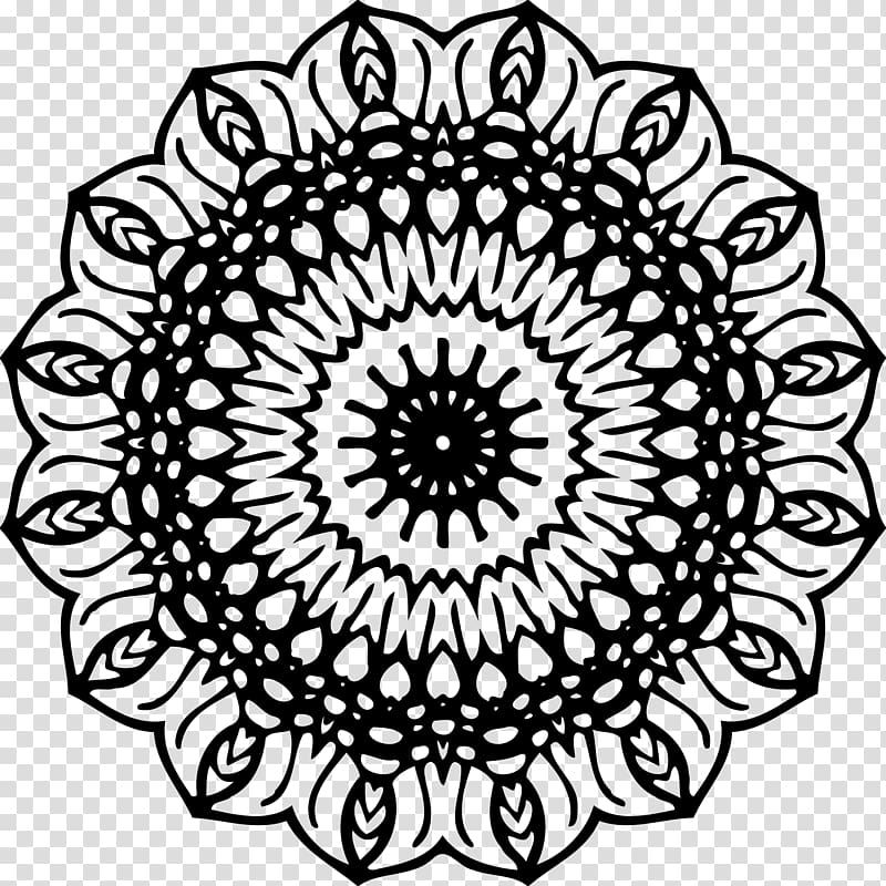 Henna Mehndi Circle, design transparent background PNG clipart