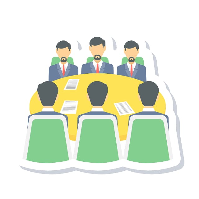Computer Icons Round table , Team Discussion transparent background PNG clipart