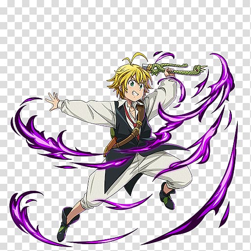 The Seven Deadly Sins Greed Sloth, Meliodas transparent background PNG clipart