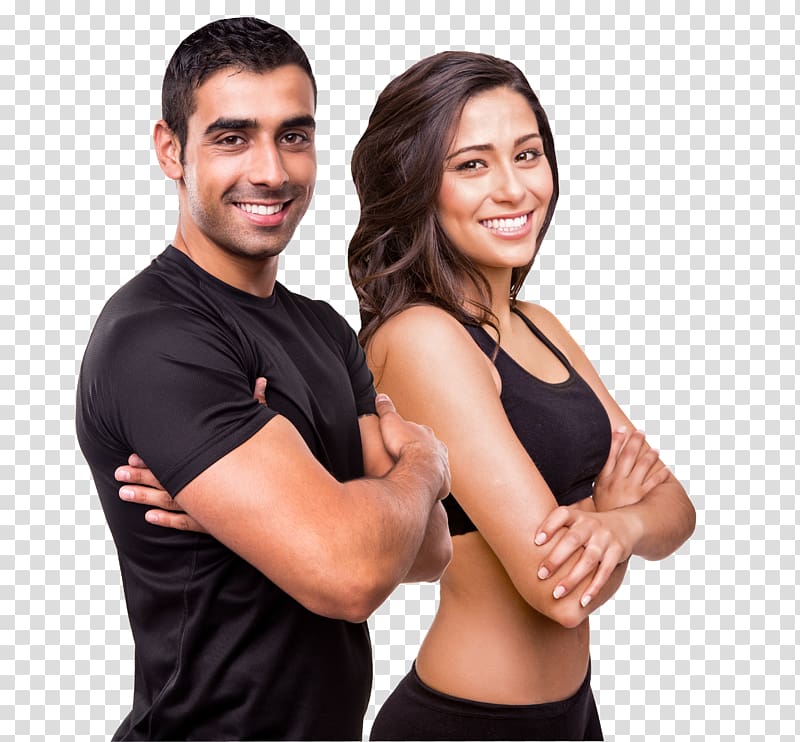 Personal trainer Fitness centre Physical fitness Physical exercise, couple transparent background PNG clipart