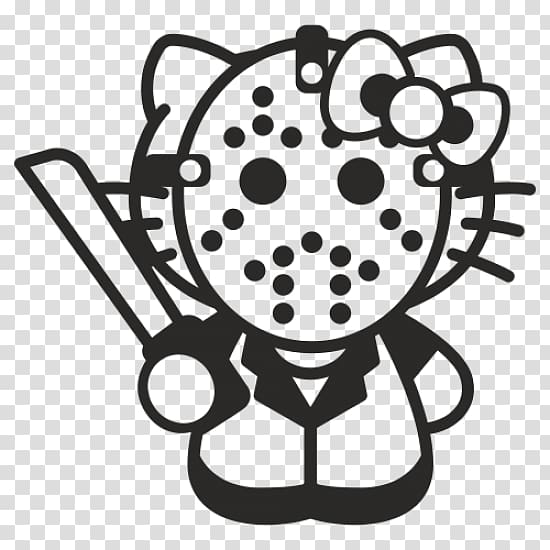 Hello Kitty Angry Face Vinyl Decal Sticker