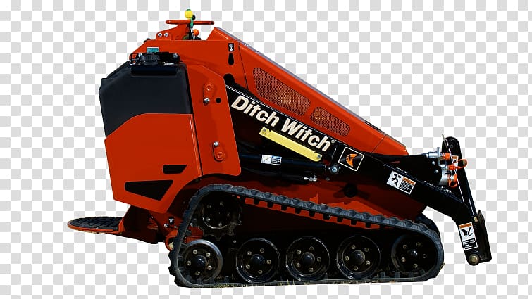 Ditch Witch Skid-steer loader Trencher Heavy Machinery, Stump Grinder transparent background PNG clipart