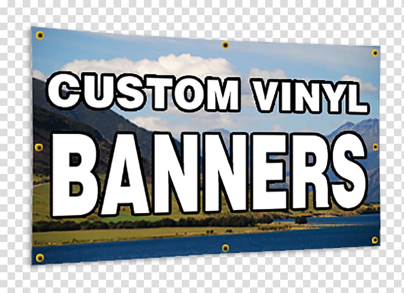 Vinyl banners Printing Polyvinyl chloride Signage, personalized banners transparent background PNG clipart