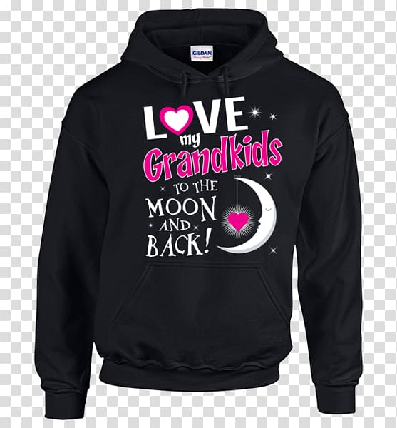 Hoodie T-shirt Bluza Clothing Sweater, Black Grandfather Grandmother transparent background PNG clipart