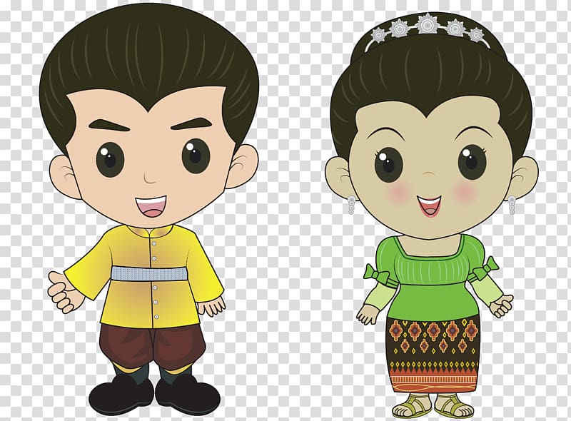 Folk costume Cambodia Thailand Clothing, others transparent background PNG clipart