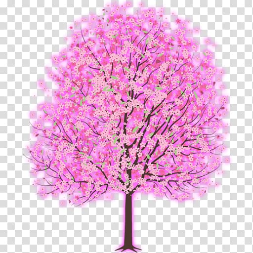 Cherry blossom Lonely Petal Tree of life, jqlogo transparent background PNG clipart